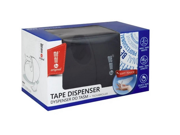 Dyspenser do taśm soft-touch czarny MemoBe MD111-02
